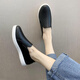 DG / DU Juli Chaussures de pluie authentiques Chaussures d'eau pour adultes pour adultes courtes Cuisine à l'huile Chaussures de colle de travail Nouveaux chaussures de pluie imperméables [Juli authentique - anti-glissement et anti-odor] noir 38
