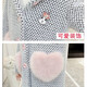 Hengtian Girls 'Mantel Herbst und Winter Kinder mit mittlerem Wollmantel mit mittlerem großem Kinderfleck Baumwolle verdickte kleine Mädchen Mantel Kleidung grau 130