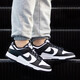 Chaussures pour hommes Nike Nike Chaussures pour femmes Dunk Low Low Top Top pour hommes et femmes Couples Sports Skateboard Casual Fashion Chaussures CW1590 (GS) / DD1391-100 Panda noir et blanc 36,5