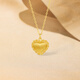 Saturday blessing 18K gold necklace women's love gold necklace birthday gift C0614325 40+5cm