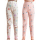 Langsha 7A Antibacterial + 100 Cotton Children's Autumn Pants 2 Pack Girls' Pajamas Pants Old Children's Autumn and Winter Wool Pants Student Warm Pants