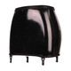 JOHUAN patent leather hip skirt garter belt metal hoist buckle high-end European and American super short stockings accessories black (single garter belt)
