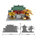 
Children's building blocks toys small particles splicing boy handmade world famous building Great Wall Yellow Crane Tower Girls over 6 years old birthday gift adult three-dimensional Tiananmen model collection China Pavilion 6227 Zhengzhou Songshan Shaolin 1526 particles