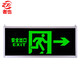 Also, luminous safety exit indicator, emergency evacuation indicator light, hanging sign, self-illuminating escape channel, self-illuminating, single-sided right-facing