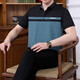 Jetlps dad summer ice silk short sleeve suit new middle-aged and elderly sports suit men's summer quick-drying casual clothes thin 846 dark green XXL [recommended 140-160Jin [Jin equals 0.5 kg]]