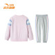 ANTA (ANTA) Children's Clothing Girls' Knitted Sports Suit A36039726 Fruit Pink/BC04 Flower Gray-4/120