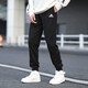 Adidas Men's Sports Costume 24 Automne Nouveau Logo décontracté Sweat à cou rond Couper Close-Up pantalon Pantal