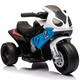 
BeRica BMW authorized infant and children electric car three-wheeled motorcycle can be seated for men, women, children toys, baby gift blue