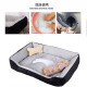 MinkSheen Dog House Cat House Pet House Summer Season Comfortable and Breathable Four Seasons Universal Warm Dog Mat Large Dog Small Dog Gray Large 45Jin [Jin equals 0.5kg] Inside [Small Pillow + Blanket]