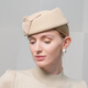 EE Autumn and Winter New Retro Hepburn Style French Top Hat Elegant Woolen Wool Top Hat Women's Winter Style 3080 Camel M(53-57CM)