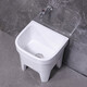 Lefit (lfte) bathroom ceramic wash mop pool balcony mop trough household Taiwan-controlled large, medium and small mop basin courtyard mop pool 907 manual water delivery to home