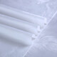 Mengwei white five-star hotel guesthouse homestay cotton four-piece set pure cotton satin embroidered solid color bedding 60 feather flowers 2.0 meters bed (220*240cm quilt cover) four-piece set