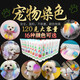 New dog hair dye for pets, white bichon teddy animal dye, cat dye, hair cream, Pomeranian Jianjie peach red, free hair dyeing tools
