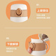 Snoopy children's thermos cup 316 stainless steel male and female primary school students water cup outdoor portable handle cup pot kindergarten baby large capacity cup 500ml 7031 milk white