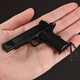 Mini -Version des Keychain 1392F Metal Model Keychain Mini -Waffe Abnehmbares Hanger Beretta 92f mit Gravur