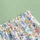 AB Unterwäsche für Frauen Sommer Baumwolle gedruckt Aro Hosen dünne hohe Taille Lose großer Sommerpyjama Shorts H826 Granatapfelblume 3xl (175/105)
