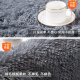 Nanjiren plush non-slip bedside carpet simple style gray 70*160cm