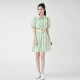 Weiwei (WEWE) 2033 new summer women's casual college British age-reducing women's dress comfortable and breathable a-line skirt green S (160)