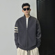 Yibo Sweater Cardigan Spring Men New Style Style Style Tendencia de tres barras Flower Cualvado Collar Sweater Chaqueta de suéter de punto