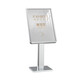 Jingxinda Water Card Floor Index Guide Card Conference Stadium Begrüßungskarte Einführung Guide Card Hotel Outdoor Guide Card Modetechnologie Silber 50x695 vertikaler Gebrauch