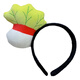 Mixin Cute Fruit Hairpin Vegetable Hairband Funny Headband Super Cute Sweet Photo Live Broadcast Eye-catching Headband Washing Face and Hair Cave Radish