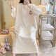 Стиль Виктории Big Star Velvet Nightgown для женской половины длины пижамы средней длины плюс бархат осень и зимняя свободная коралловая бархатная домашняя одежда LQE-723 L 165