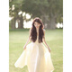 Yanlifen (yanlifen) French escaped princess suspender dress for women 2025 summer new engagement dress French small white skirt summer white S