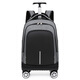 Großkapazität Junior und Senior High School Schüler Trolley Bag Klasse 7-12 Universal Wheel Hand-Pull Bag College Student Rucksack Erwachsener Business Bag Business Trip Trolley Bag Grau Grau