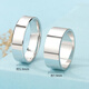 Jinduoxi pt950 platinum ring men's solid wide version domineering smooth plain ring ring platinum men's ring pair ring size 26 weighs about 8-8.2 grams and is about 6mm wide