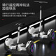 Babysir Balance alemán Bike Smart Electric Parallel Bike estudiante de bicicleta de bicicleta de dos ruedas Somatosensory Bike con pasamanos YXD Manager recomienda White [rueda de resplandor + tres control + aplicación