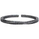 
Cottontail rabbit retro black vine solid bracelet bracelet men's trendy personality open-mouth bracelet men's accessories black vine [optical opening]
