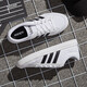 
Adidas new men's shoes sneakers summer low-top cushioning and anti-slip casual canvas shoes breathable and lightweight AW3889/small white shoes 43