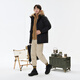 KOLON SPORT/可隆防水羽绒服 男子户外保暖防风透湿中量鹅绒夹克 LHDJ4WTT97-BK 黑色 XL