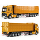 Timminy children's alloy toy car semi-trailer large truck transporter dump truck toy boy truck engineering vehicle medium size muck transport truck yellow stone