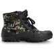 3537 Jiefang shoes men's cotton shoes high-top camouflage training shoes hiking shoes men's winter plus velvet thickening warm and cold-proof labor protection shoes dark forest color 40