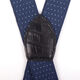 Elanmeet para cocodrilo de cocodrilo de cuero de cuero de cuero retrospectable correa de hombro elastic ajustable grasa adulto extendido extendido x negro cocodrilo de cuero azul blanco 4 clip