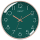 
Compas wall clock radio clock 2025 living room watches stylish simple calendar office examination room school automatic timing flash gold 14-inch 6219 radio clock (diameter 35 cm)