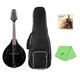 Hanchang Western Musikinstrument acht Saiten-Mandolin Elektroakustische Mandolin-Gitarre ethnische Instrument Tibetaner Mandolin Sonnenuntergang Farbe