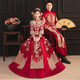 Longmanis XiUhe Kleidung Braut Hochzeitskleid 2025 Neues chinesisches Hochzeitskleid Hochzeitskleid Paar Kleidung Hochzeitskleid 311 Schal plus Diamantstil (nur Frauenkleidung) xl
