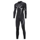 ZCCO3mm wetsuit one-piece men's thermal elastic wear-resistant wetsuit cold-proof wetsuit winter swimming swimsuit SCR black L