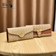 Känguru (Kangaroo) Echtes Leder 2024 Neue Mode Frauen Brieftasche vielseitige Multifunktions-Retro-Münzbrieftasche Long Coin Wallet Women's Khaki