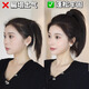 Danqin high ponytail head rope thickened and high elastic hair tie new trendy high-end hair band for women 2025 new hair rope black 6 pieces