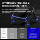Hubeier (HBR) stroller lightweight and high landscape children's stroller can sit and lie down Mpro automatic car collection Fantasy color blue green