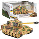 Witten Large charging remote control battle tiger tank toy armored vehicle children's model toy gift boy camouflage green