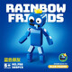 Интернет -знаменитость Rainbow Friends Building Blocks Green Monster Toys Peripheral Games Маленькие частицы дети собирают подарок на день рождения 756+757+758 игрушки монстров