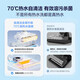 Haier floor scrubber household A3S soaking hot water washing, flat laying and washing hair anti-winding, electrolytic water suction and mopping integrated wireless intelligent floor sweeping robot A3air vacuum cleaner [A3Super upgraded full gear transmission version] AI breathing light