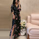 Zhidoudou Xi und Xi einteilige Kleidungsrock koreanische Version Slim and Gentle Style Beach Urlaub 3034 Schwarz 2xl