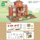 Shangyun Kinderspielzeug Jungen Mason Bauhaus Bausteine ​​DIY Handgefertigte Puzzle Geburtstagsgeschenk 3-6-10 Jahre alt