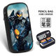 
North Family Pacific Rim Pencil Bag Mecha Stationery Sci-fi Boys Cool and Handsome Pencil Box Primary School Students Junior High School Students Multifunctional Stationery Bag Three-layer Canvas Pencil Bag Canvas Pencil Bag ZW9720