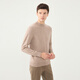 DIDIBOY Didiboer cardigan autumn and winter men's half turtleneck high-end brand business inner sweater camel L 50